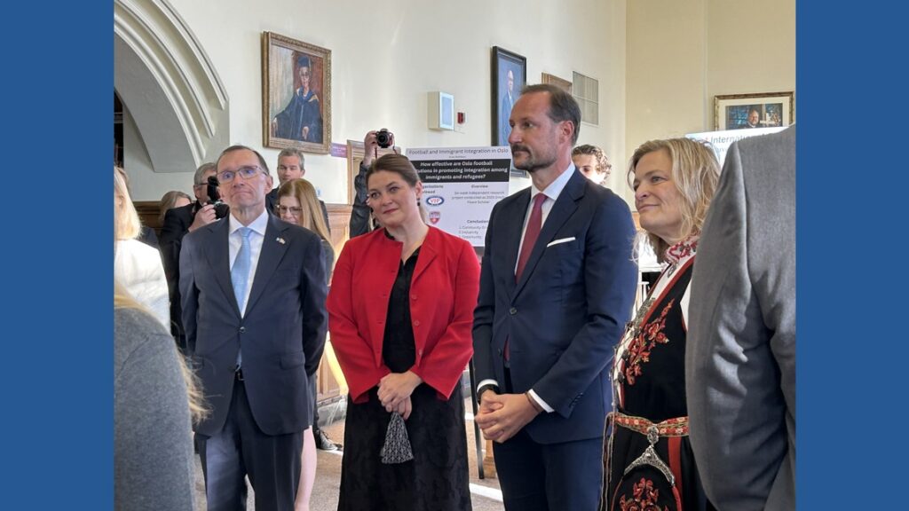 Royalty visited St. Olaf College to commemorate 200th restoration anniversary