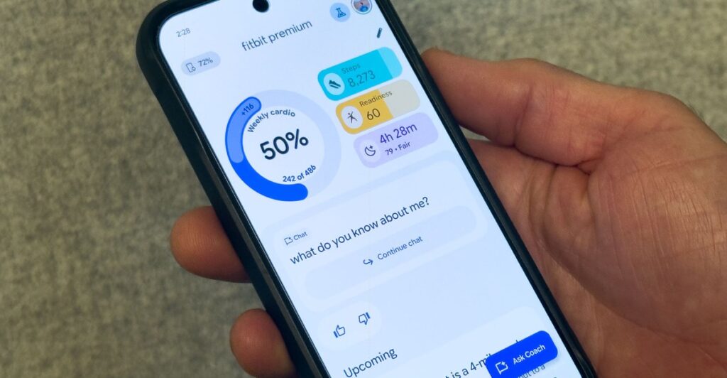 Fitbit’s overhauled app and AI health coach arrive tomorrow