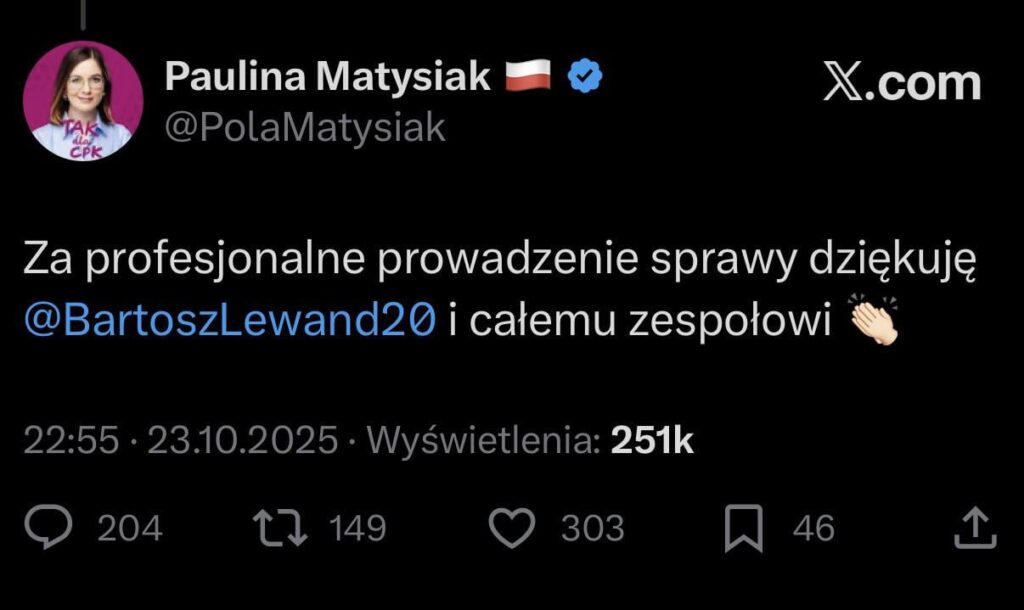 What is this Matysiak doing?