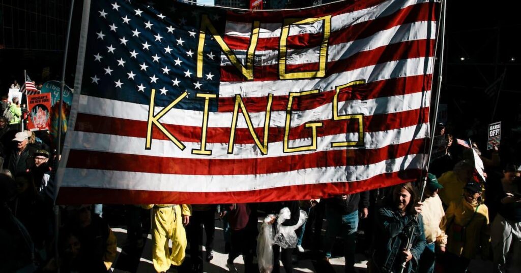 “No kings!” “Let’s turn away fascism”: in the United States, a Saturday of giant mobilization against Donald Trump