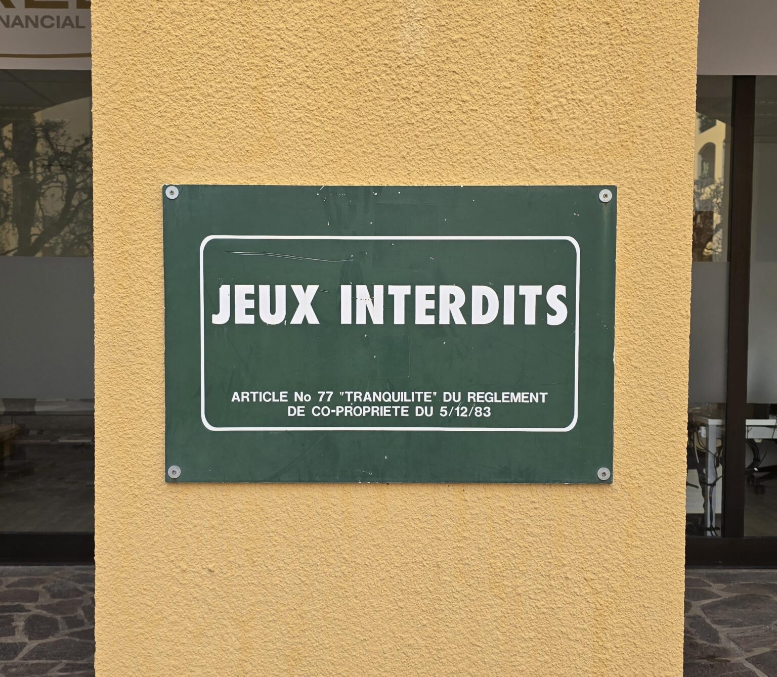 No fun allowed in Monaco!