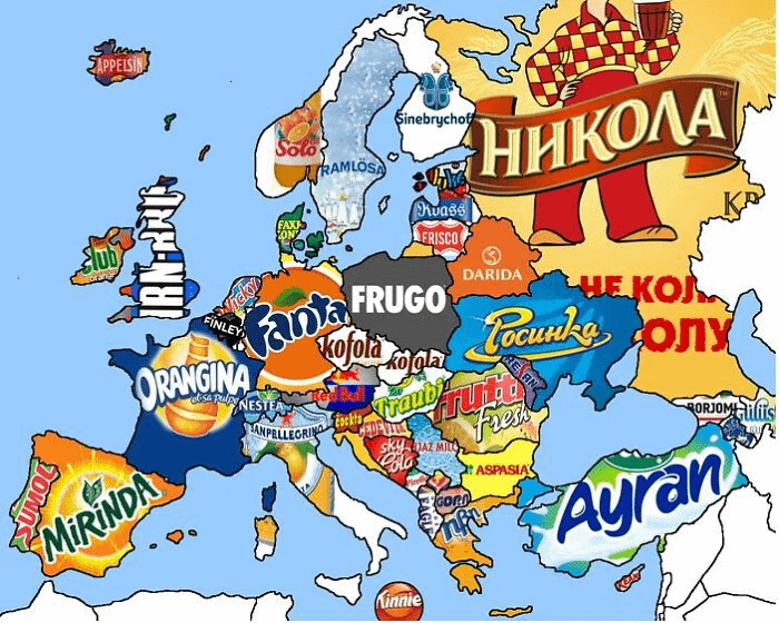 Europe famous non alco drinks