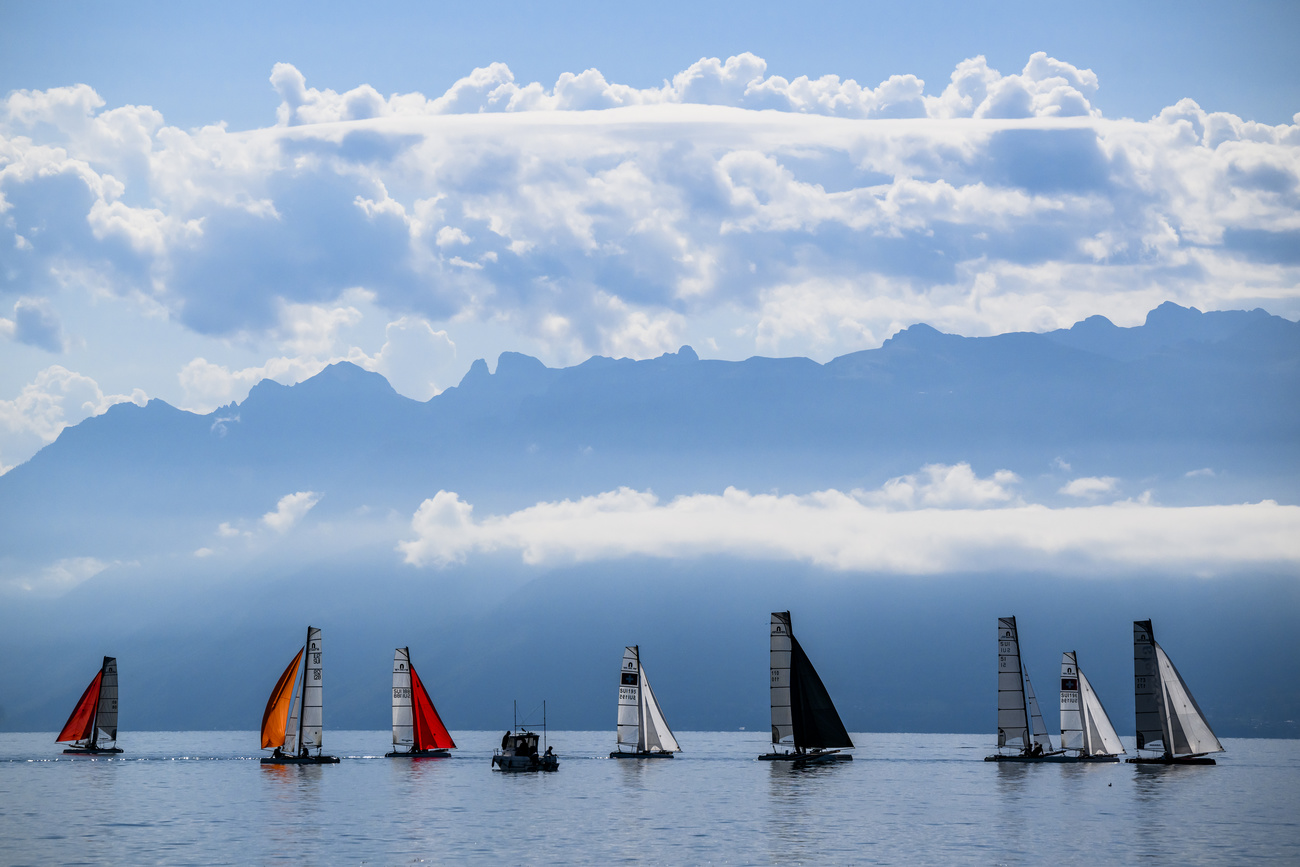Switzerland and France share the waters of Lake Geneva