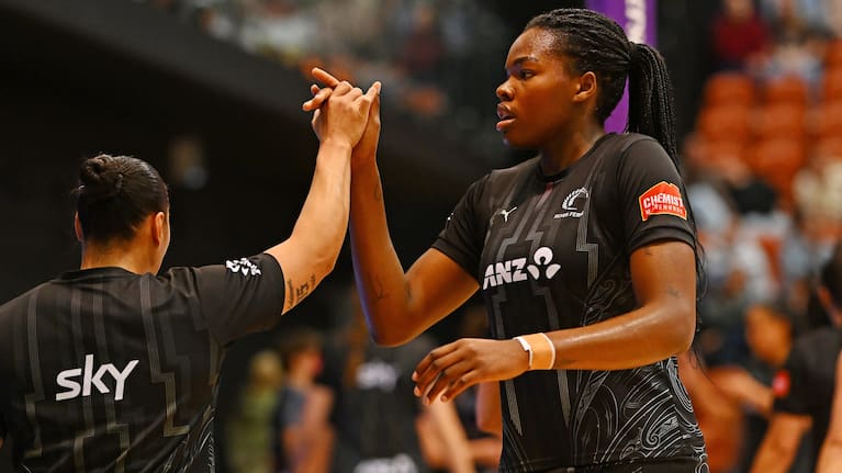 Silver Ferns shooter Grace Nweke.