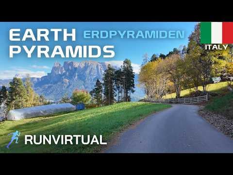 Running in Italy: Earth Pyramids (Piramidi di Terra/Erdpyramiden)✨Renon/Ritten Plateau over Bolzano