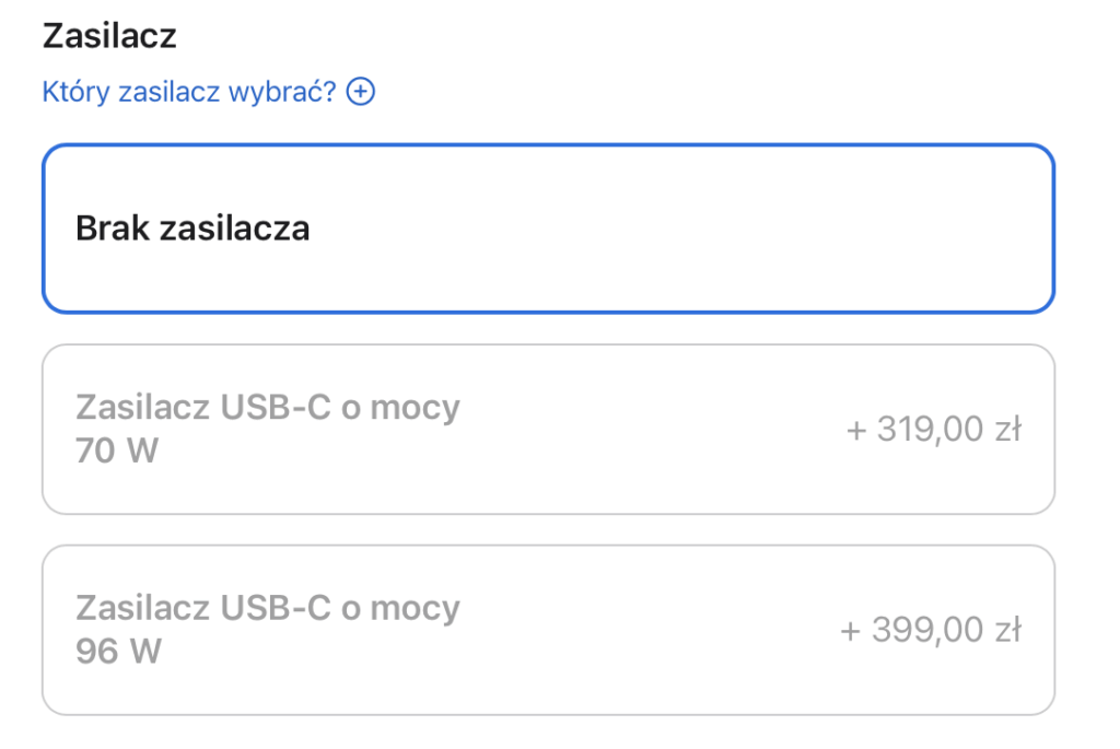 New MacBooks do not come with a "free" power supply in the box. This means that soon no computer will be sold with a power supply.