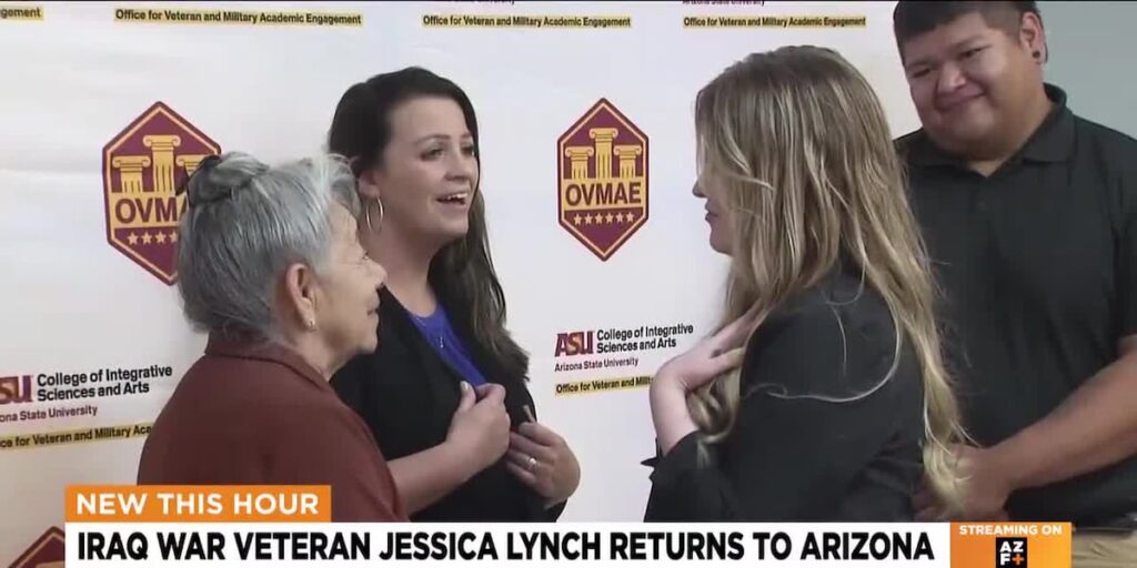 Iraq war veteran Jessica Lynch returns to Arizona Iraq war veteran Jessica Lynch returns to Arizona