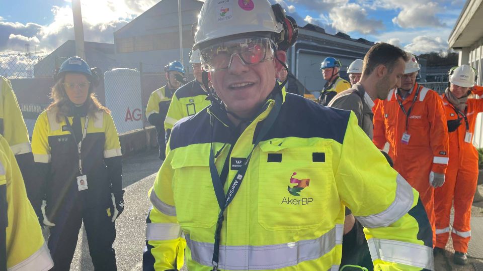 Karl Johnny Hersvik believes in more automation in the future and sees the unmanned Munin as an important step towards more efficient operations on the Norwegian continental shelf.
