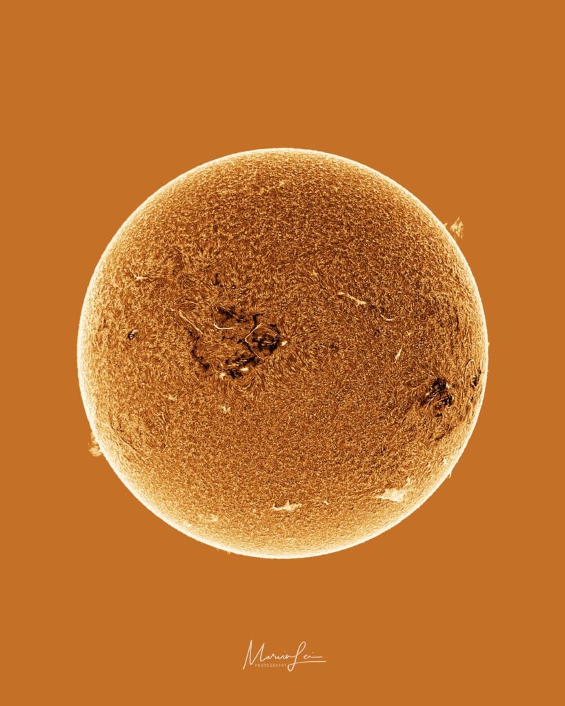 The sun from Oct 1st with a Solar prominence suspended from the sun’s magnetic field on the top right [OC]
