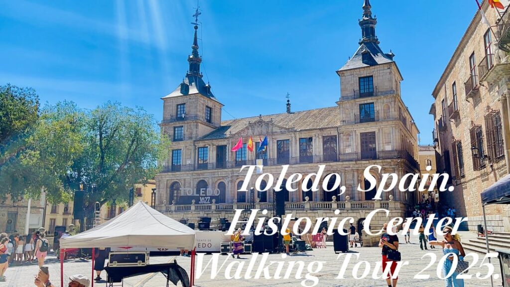 My first Walking Tour Video in Spain. Toledo, Spain. 🇪🇸