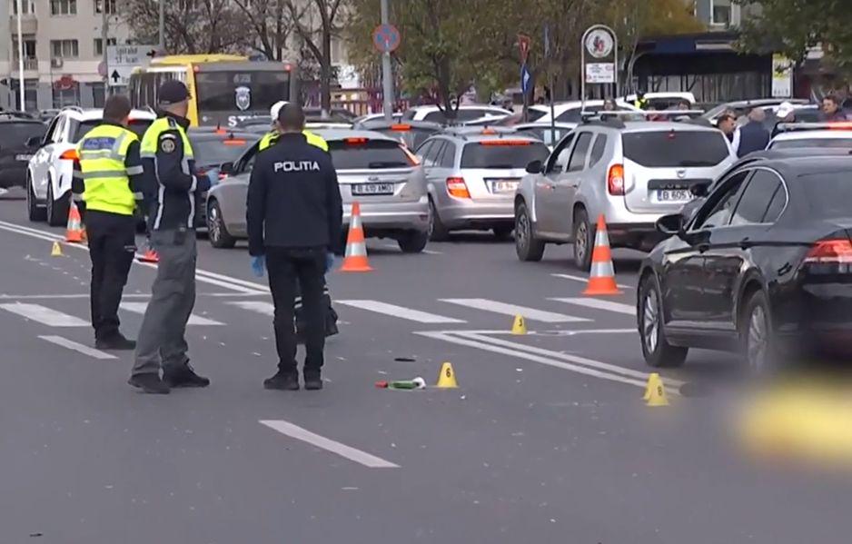 A mother and her baby in the stroller, hit by the car on a pedestrian crossing / woman died, and the child is at the hospital