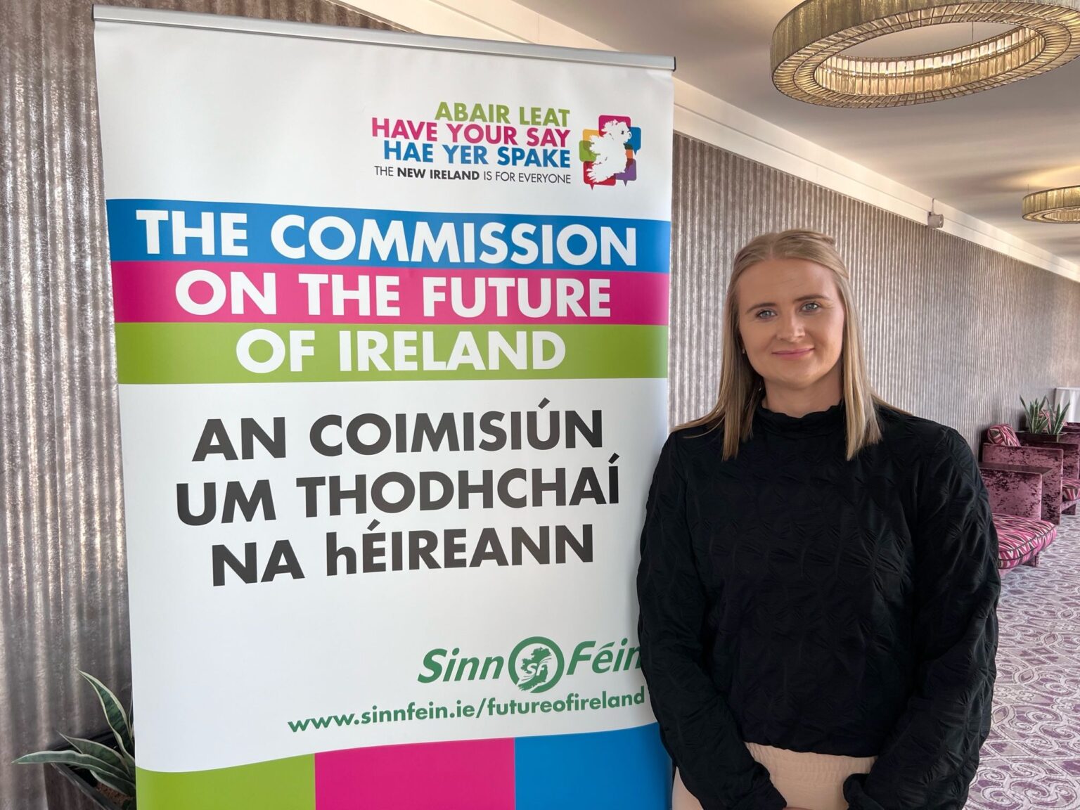 Young people invited to attend Belfast Youth Assembly to discuss a new Ireland INVITE: Sinn Féin MLA for West Belfast Aisling Reilly