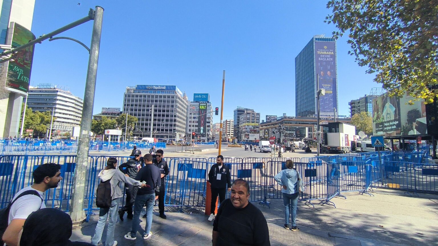 Kızılay Square was completely closed.