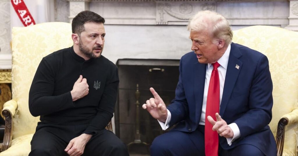 Donald Trump urged Volodymyr Zelensky to accept Vladimir Putin's terms or Russia 'could destroy' Ukraine (FT)