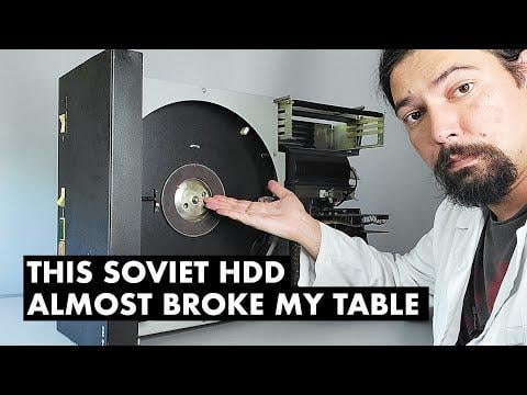 Hard disk for storing digital information made in Bulgaria