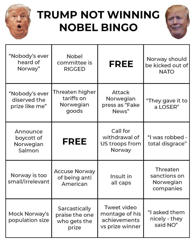 Ready for bingo tomorrow!