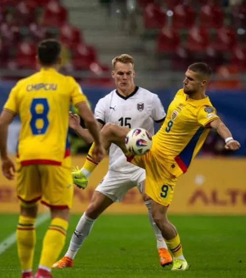 Romania wins 1-0 against Austria