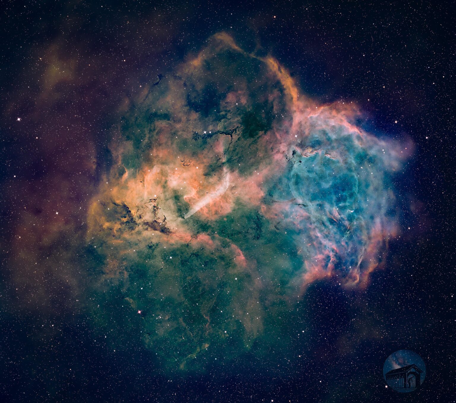 Lion Head Nebula, Sh2-132