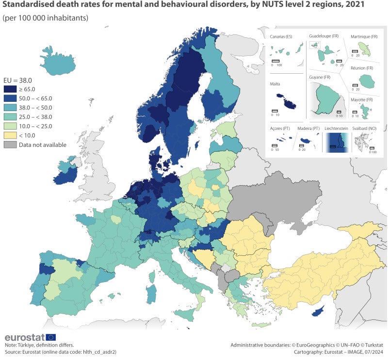 Danes die like flies of mental disorders