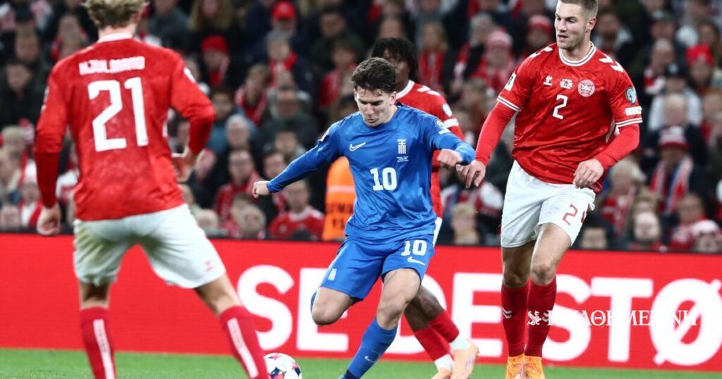 National was excluded from the World Cup-Heavy 3-1 defeat by Denmark [βίντεο]