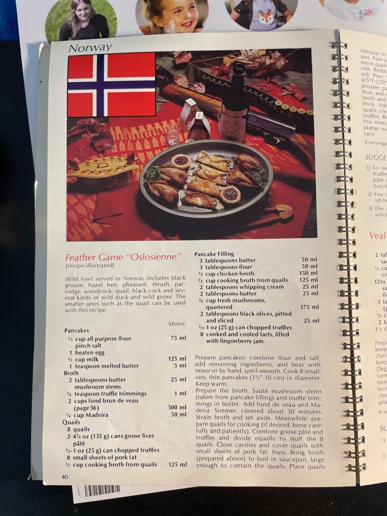 Does these dishes seem Norwegian to you?