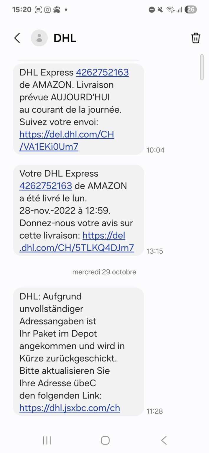 DHL : I think this is a scam