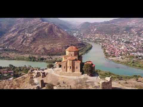 Cover the grace of Svetitskhoveli and the ancient city.