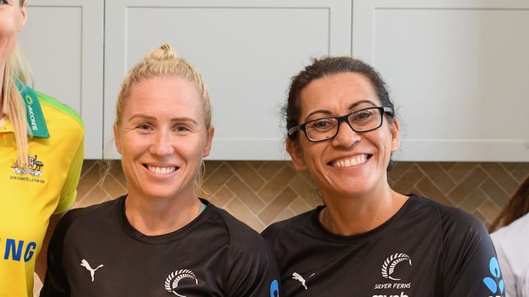 Laura Langman and Dame Noeline Taurua.