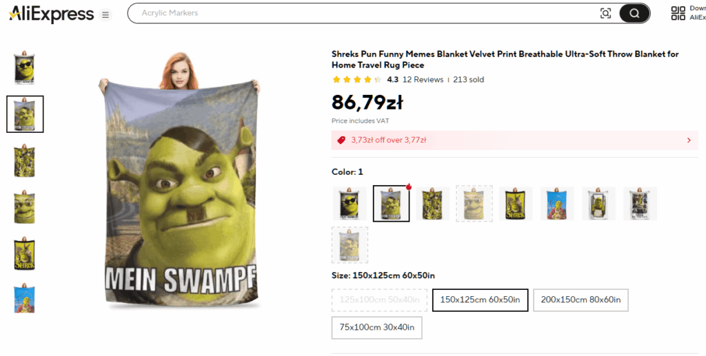 Aliexpress sometimes offers me such gold.