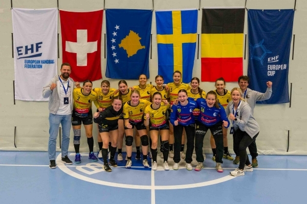 Photo by Yellow Vinter Tour in the third round of the EHF European Cup 2025/26 Photo Source = Yellow Vinter Tour