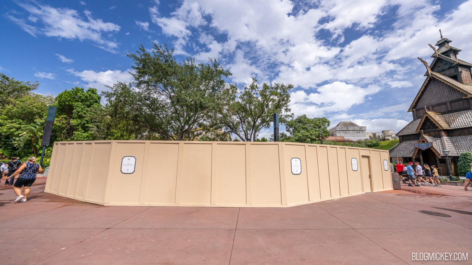 New Construction Underway in EPCOT's Norway Pavilion