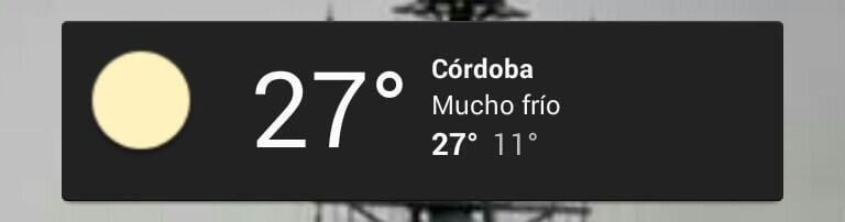 Very cold in Córdoba 🥶