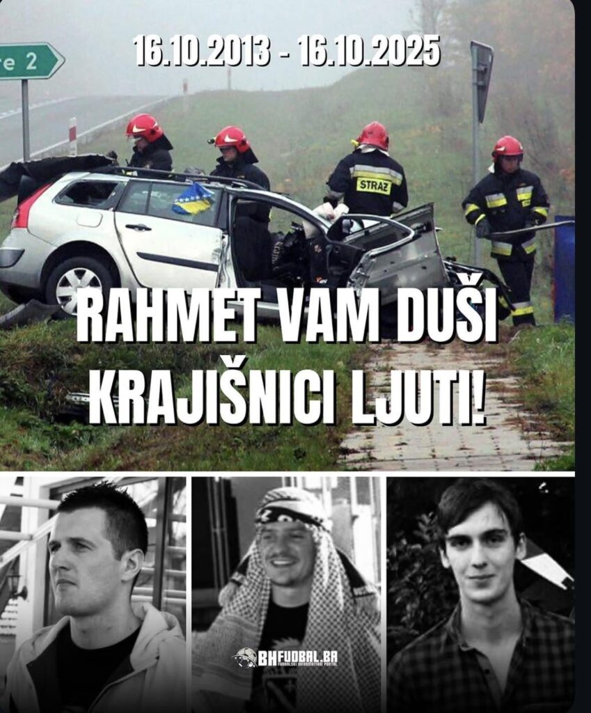 12 years have passed since the tragedy of the Angry Krajišniks on their way back from Kaunas