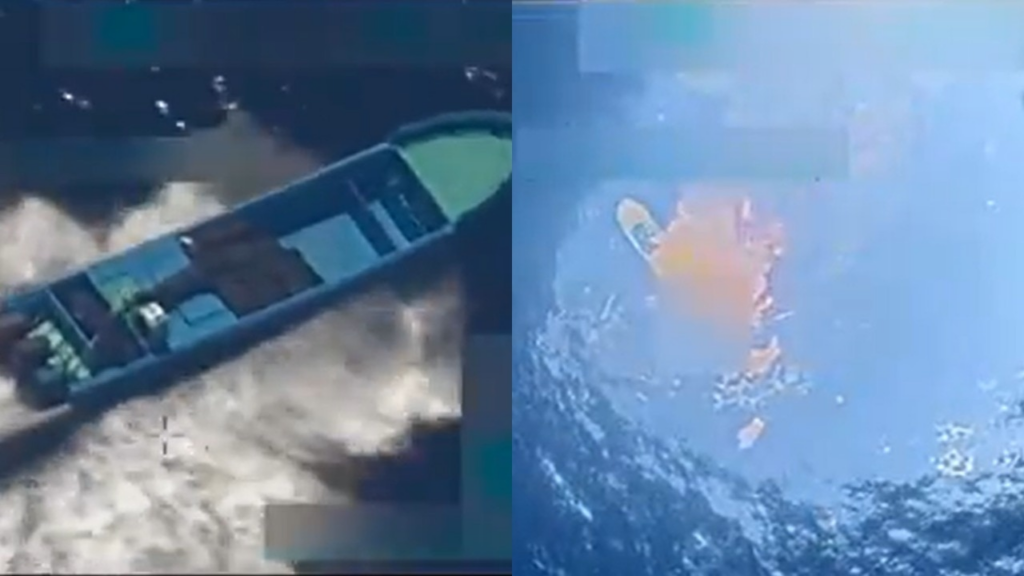 US strikes 8th suspected drug-carrying boat in Pacific Ocean, Defence Secretary Pete Hegseth shares video US officials said the strike was carried out in international waters.