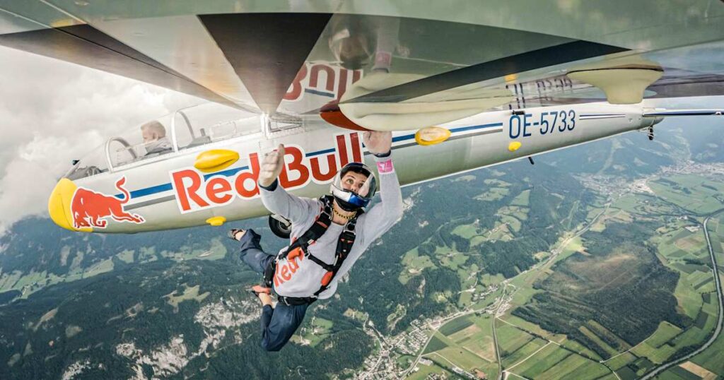 climber conquers 8a route on flying plane – video
