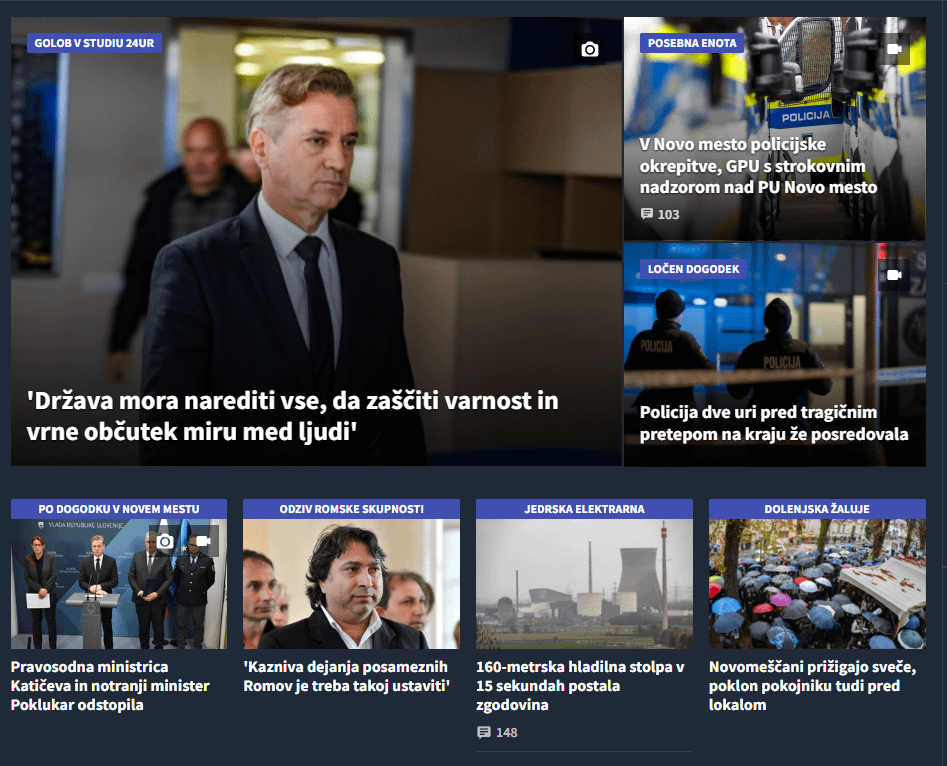 On 24ur.com (almost) all news are with disabled comments