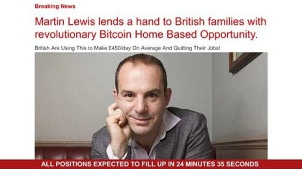 Grandmother, 80, left living in a caravan after losing £222,000 in 'Martin Lewis' Bitcoin investment scam
