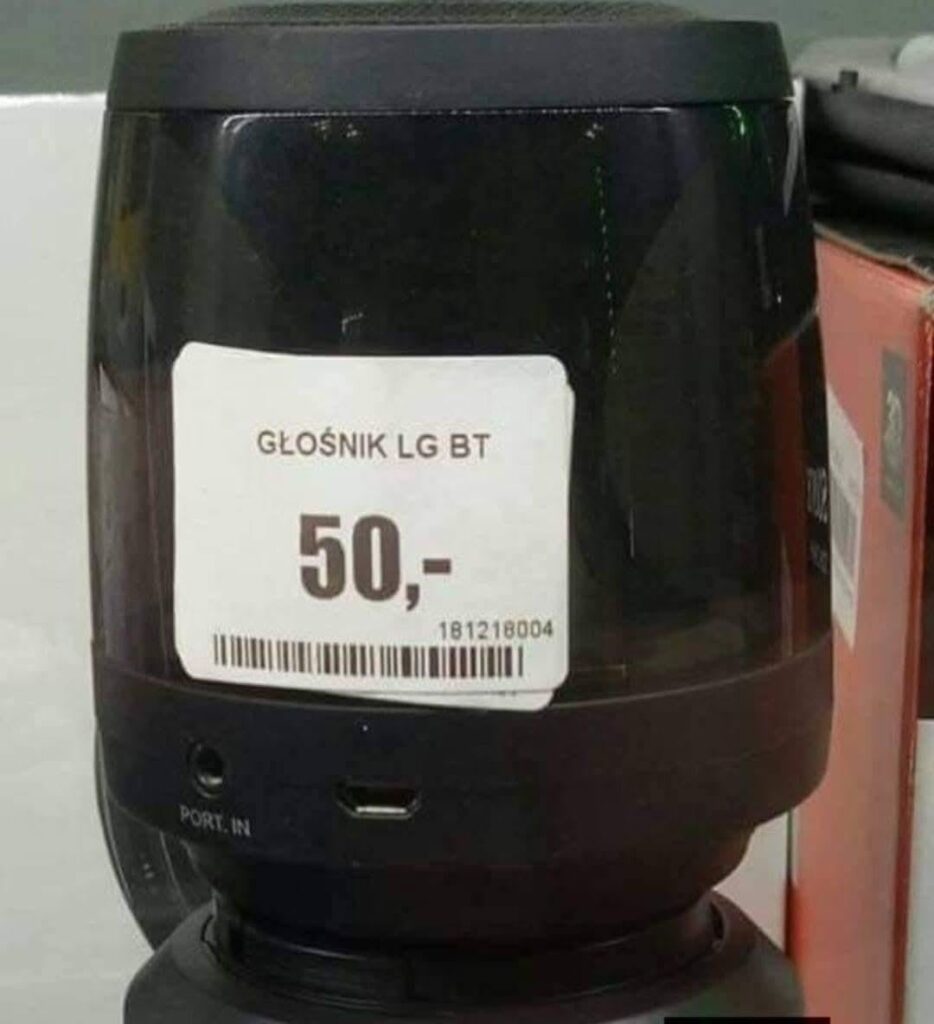 LG BT Speaker.