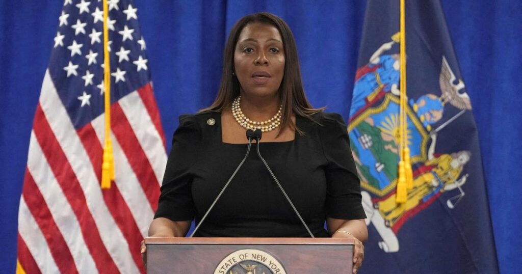 Opponent of Donald Trump and member of the Democratic Party, the attorney general of the State of New York indicted