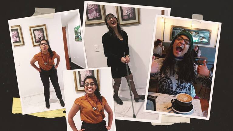 Raquel Parackal in her pre-long Covid days. 