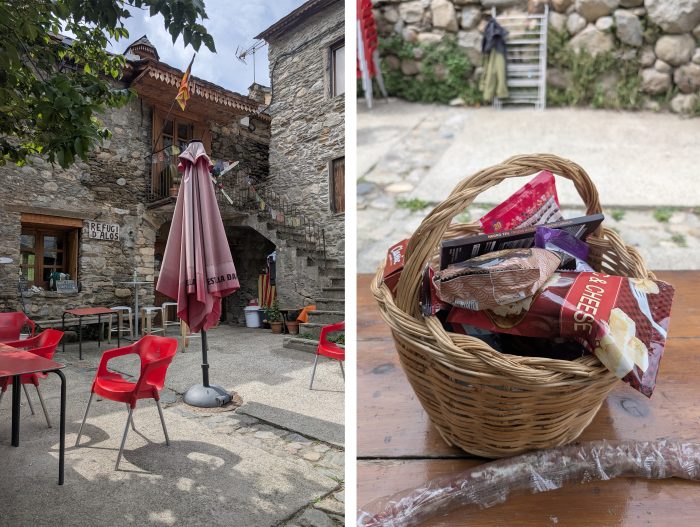 Refugi d’Alós and its "Mini Market"