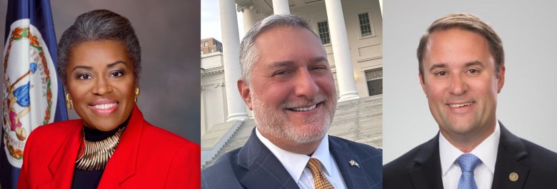The Republican ticket: Winsome Earle-Sears for governor, John Reid for lieutenant governor, Jason Miyares for attorney general.