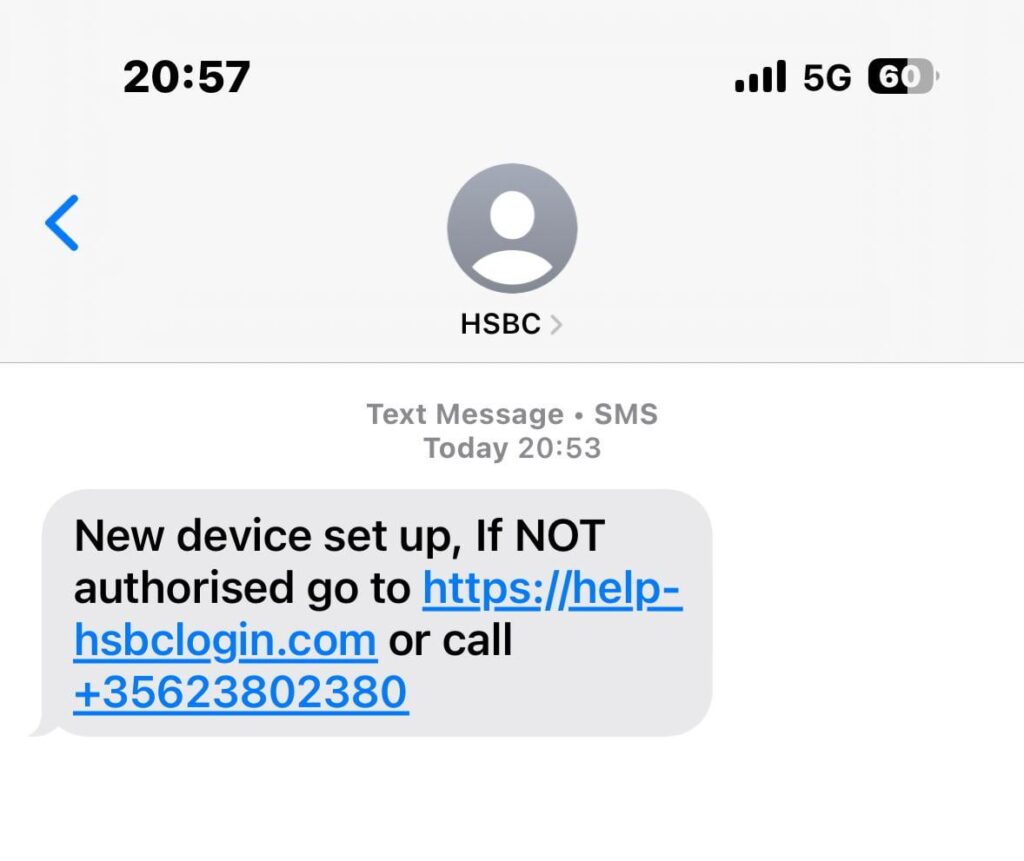Hsbc Scam?