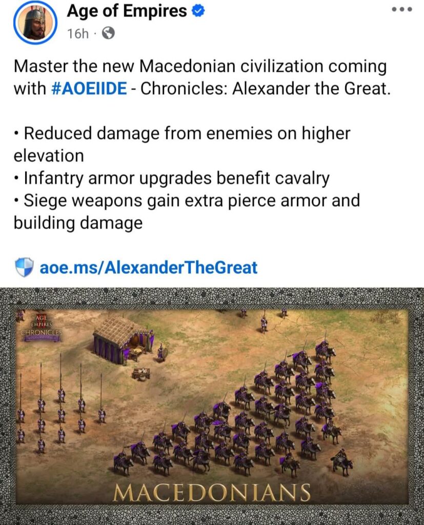 Age of Empires Macedonian DLC