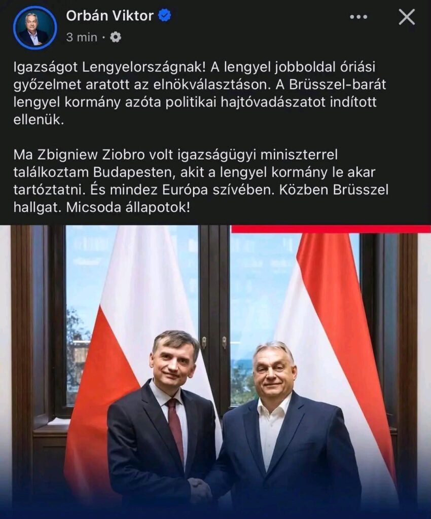 Is Zbigniew Ziobro preparing for a longer trip from Poland?