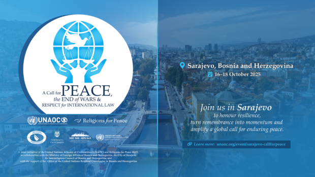 A Call for Peace, the End of Wars and Respect for International Law — Sarajevo, Bosnia and Herzegovina