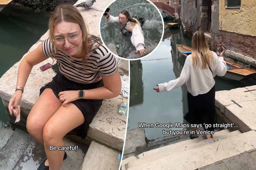 Tourist blames Google Maps after toppling into canal in Venice Tourist blames Google Maps after toppling into canal in Venice