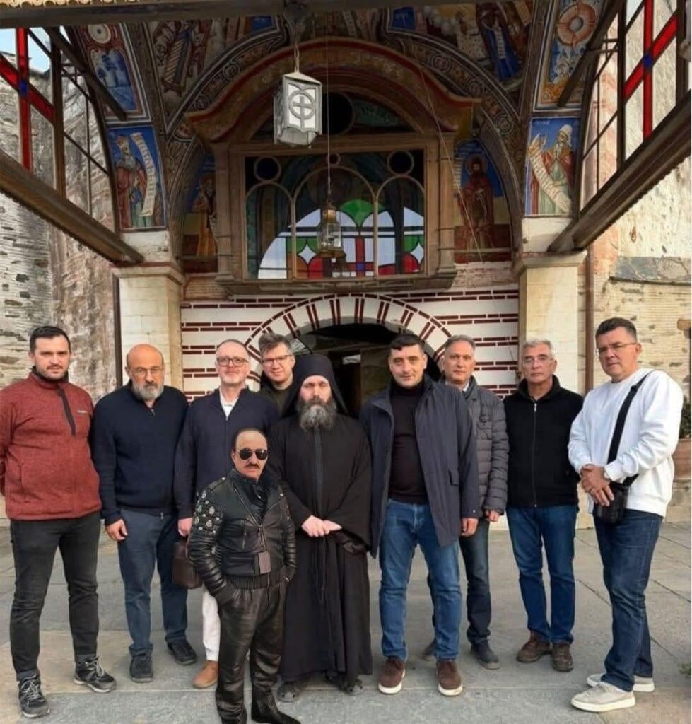At Mount Athos with the boss boys