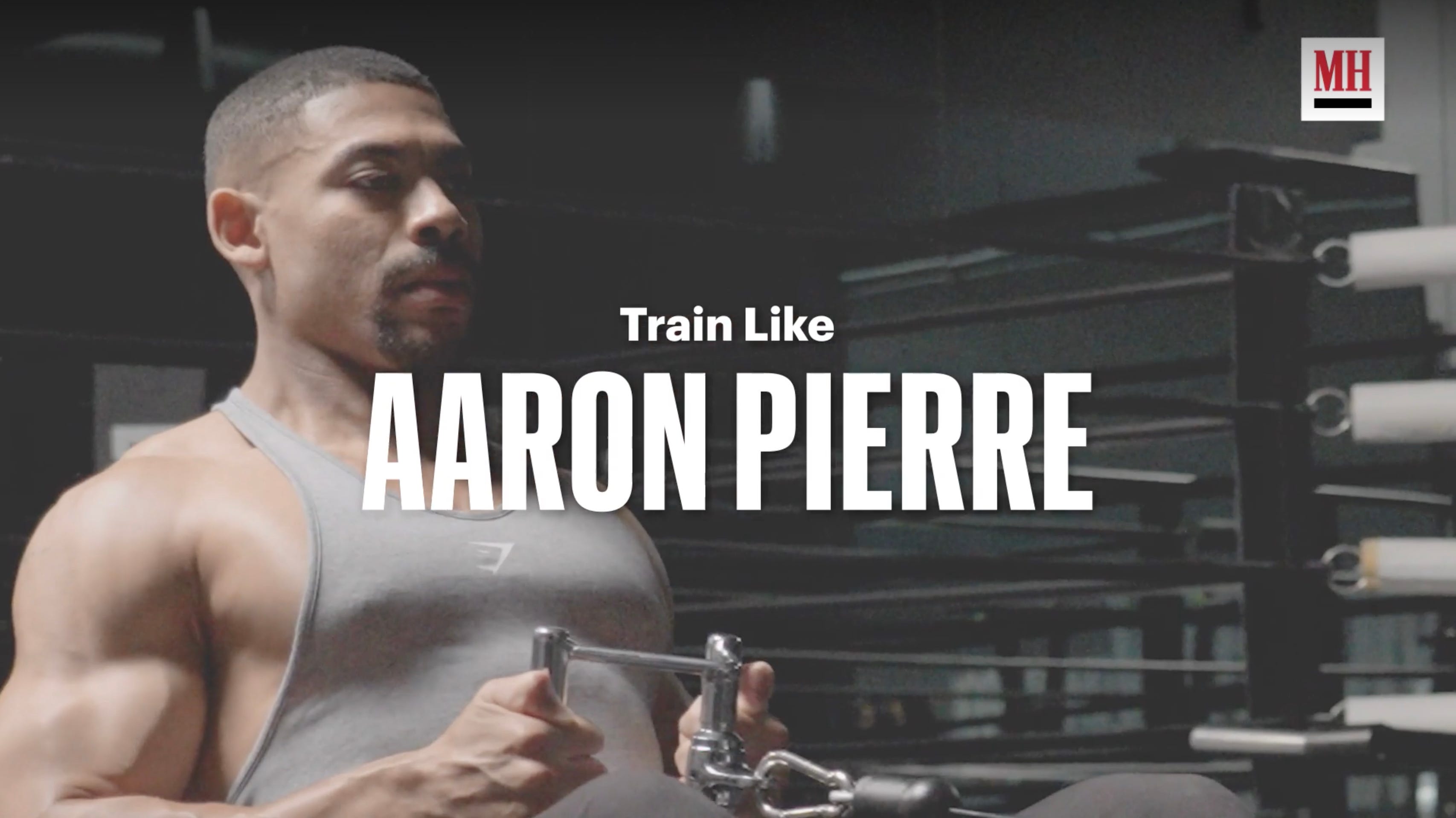aaron pierre. hoodie\, sweatpants\, and sneakers by new balance.