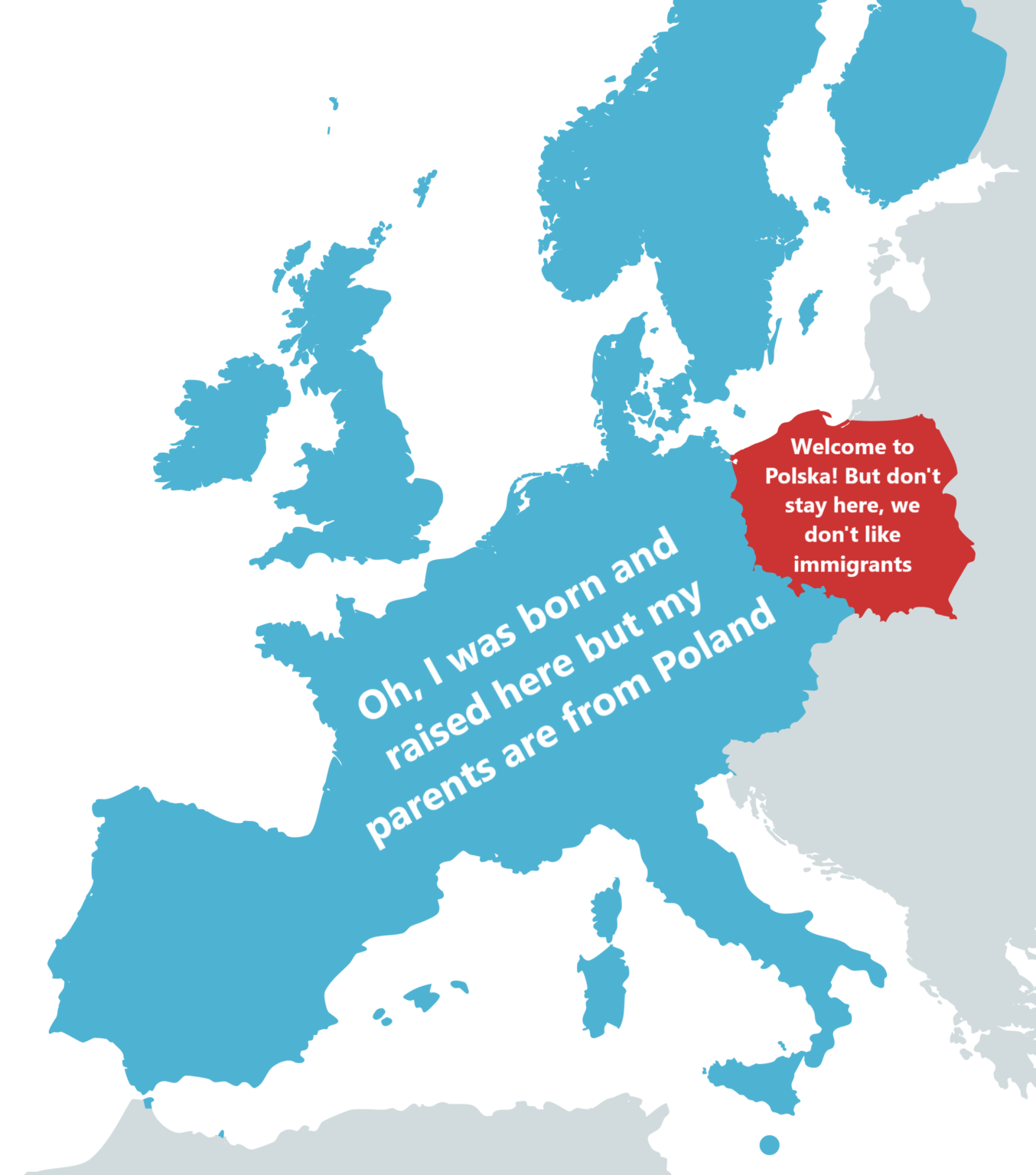 The two types of Polish encounters you'll have in Europe as a tourist